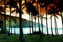 Photo - Kalaupapa -Cliff west of the peninsula, Molokai, Hawaii